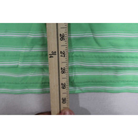 Adidas Climalite Green Polo Shirt Casual Golf Size Large - Picture 4 of 8